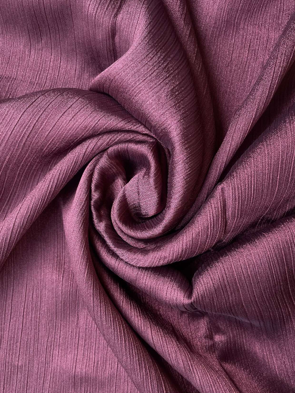 Crinkle Silk Hijab-Mauve